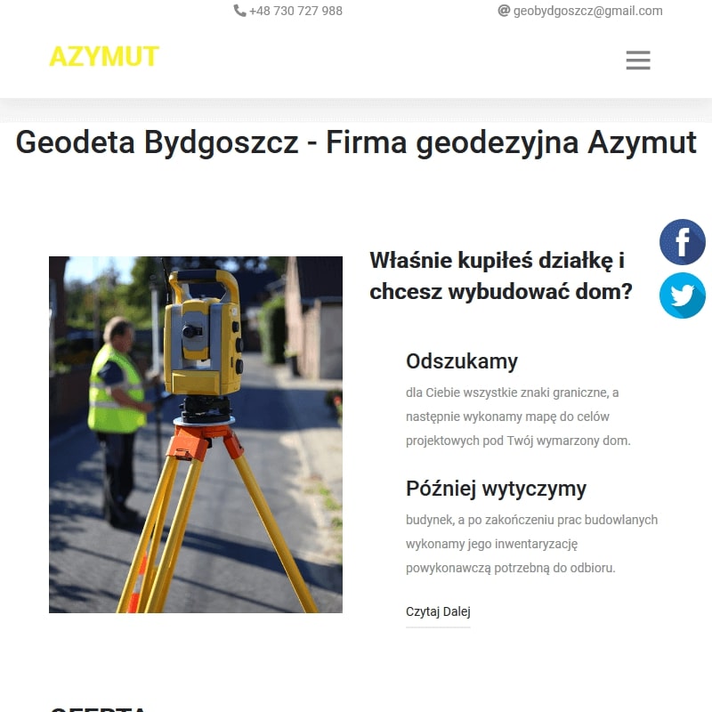 Pomiary geodezyjne w Bydgoszczy