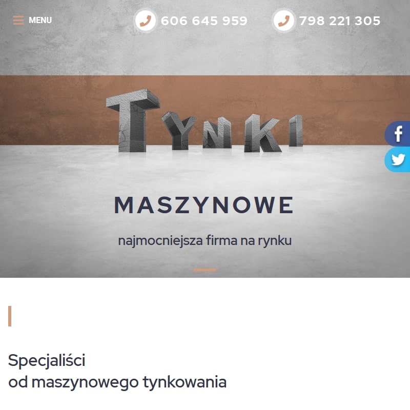 Tynkowanie maszynowe łódzkie - Zgierz