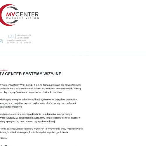 Wrocław - system wizyjny keyence