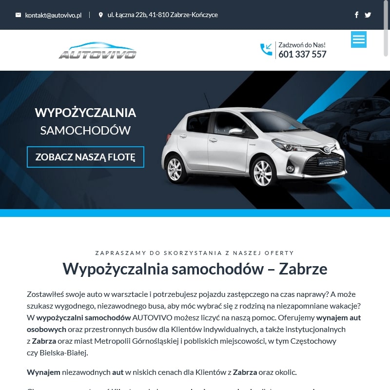 Wypożyczalnia samochodów Zabrze