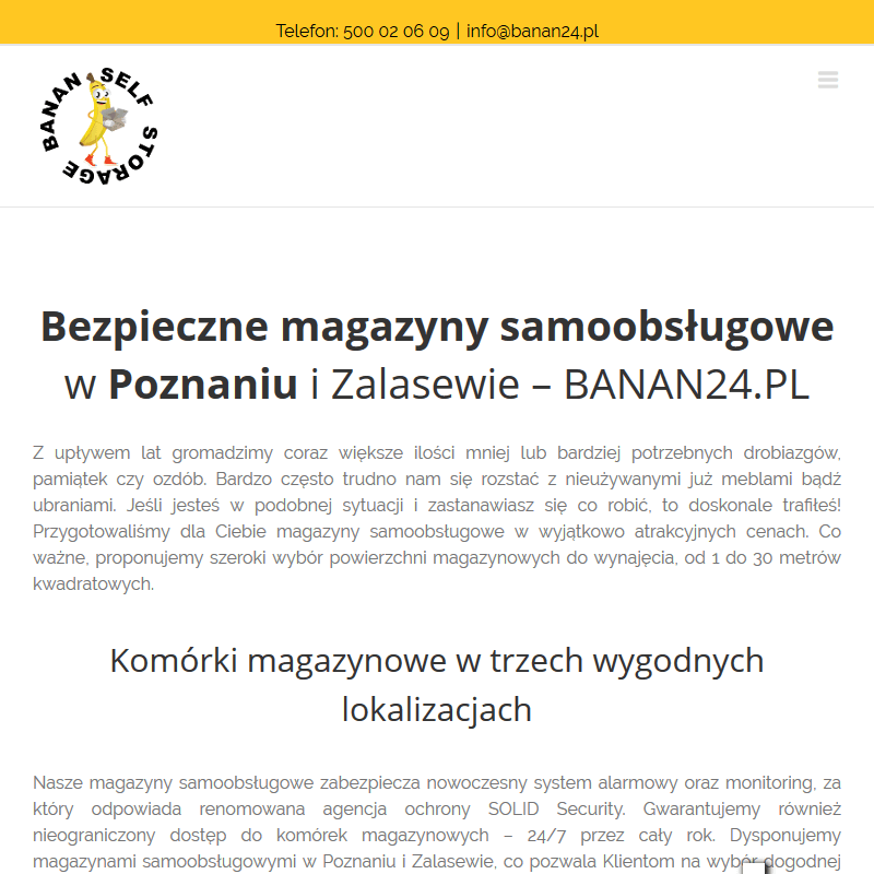 Poznań - magazyn 300m2