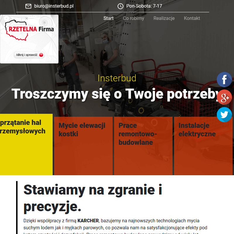 Czyszczenie hal przemysłowych suchym lodem