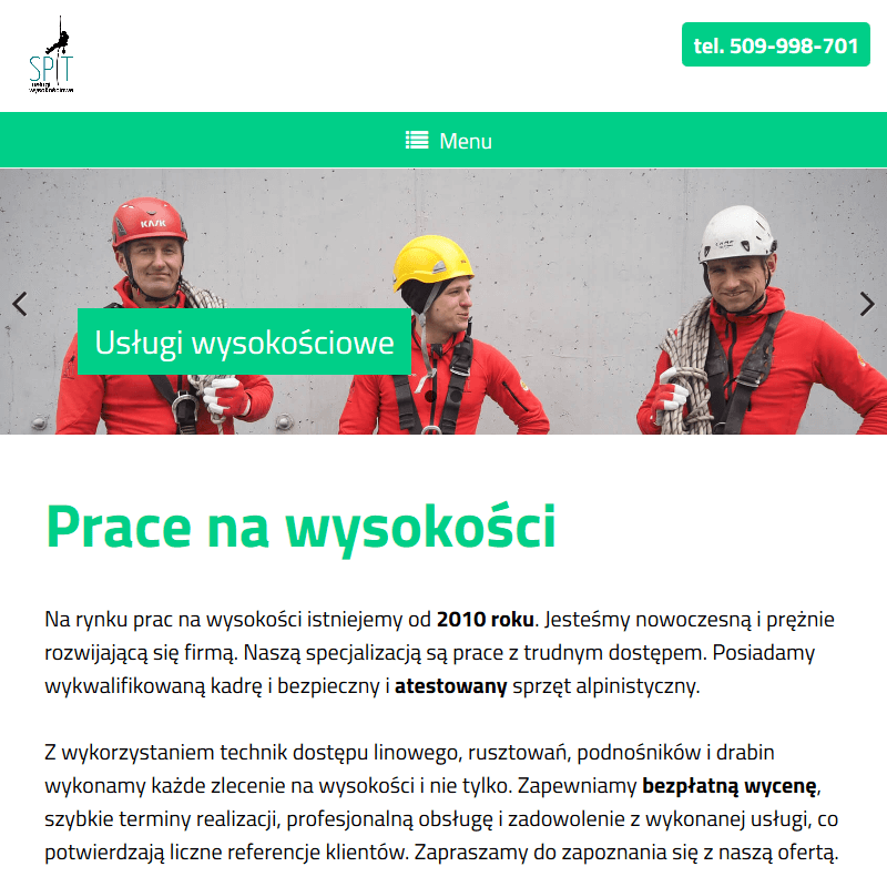 Usługi wysokościowe w Krakowie