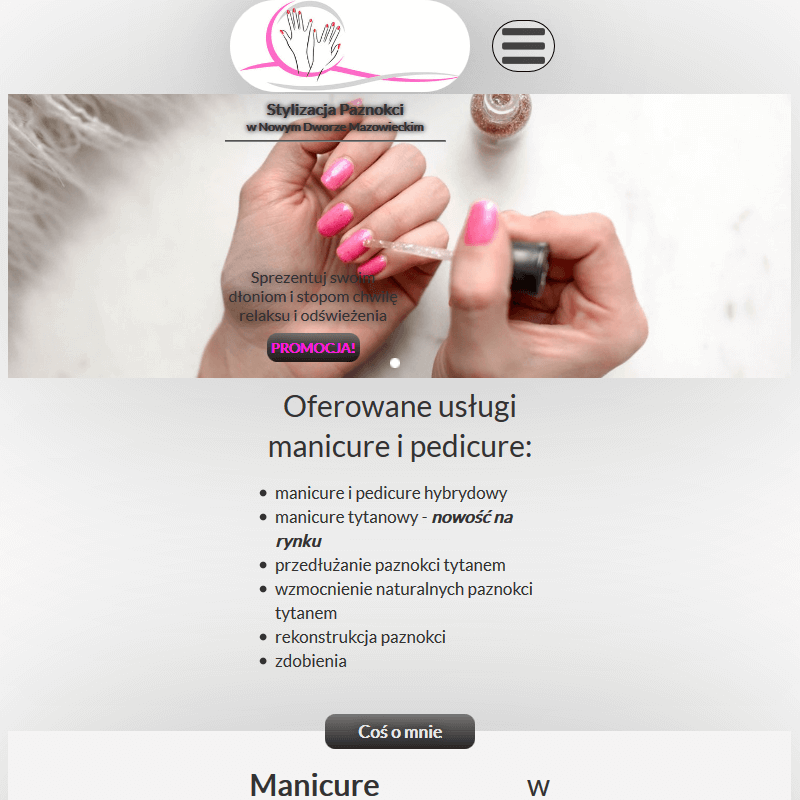 Salon manicure nowy dwór mazowiecki