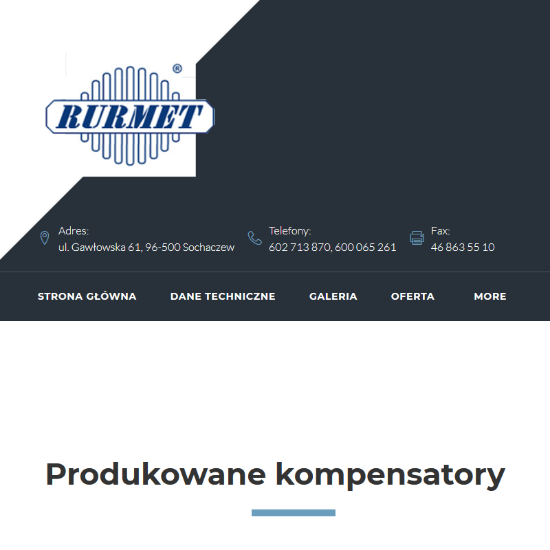 Kompensator z osłoną