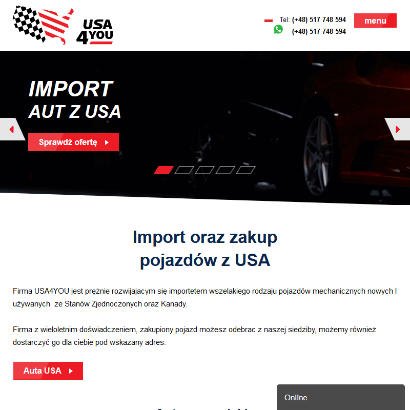 Motocykle z usa import